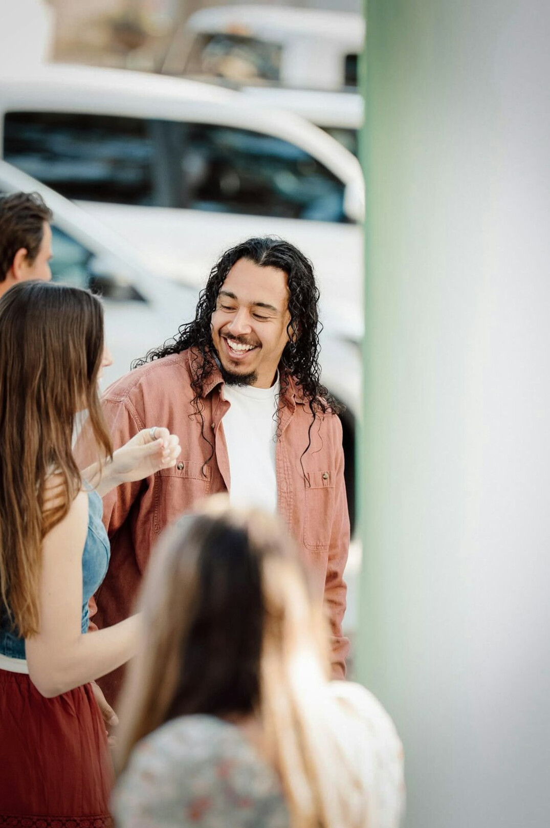 group of young people smiling